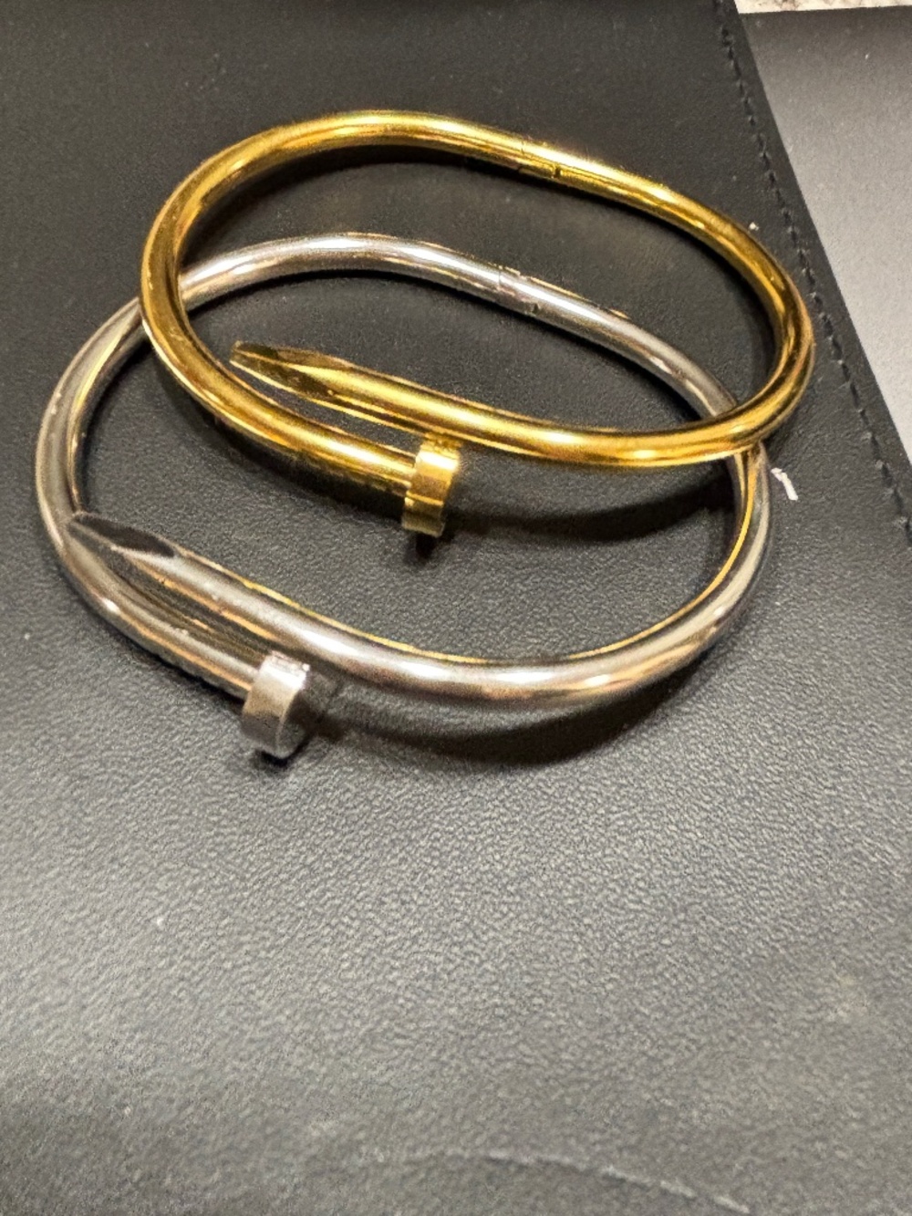 2 nail bracelets